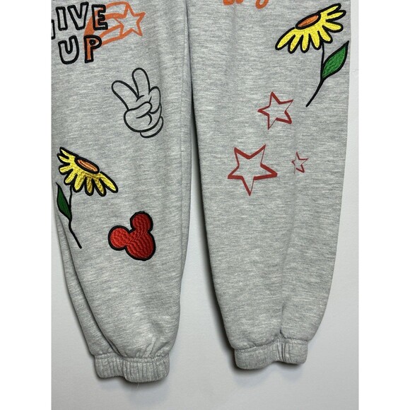 Mickey Mouse Disney Women's Embroidery Joggers Small - Picture 3 of 7